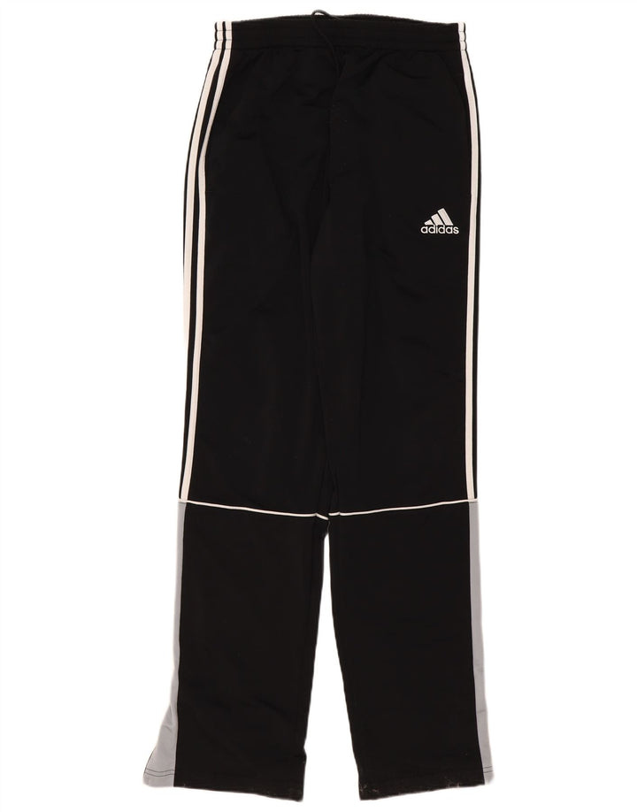 Męskie spodnie dresowe Adidas UK 40/42 Średni czarny poliester z blokami kolorów