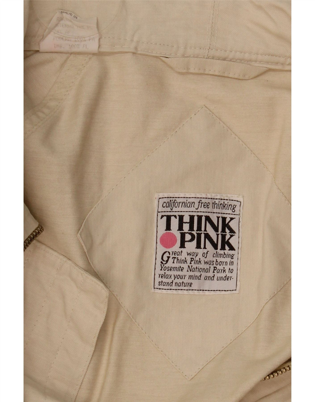 Męska kurtka użytkowa THINK PINK IT 50, duża, beżowa