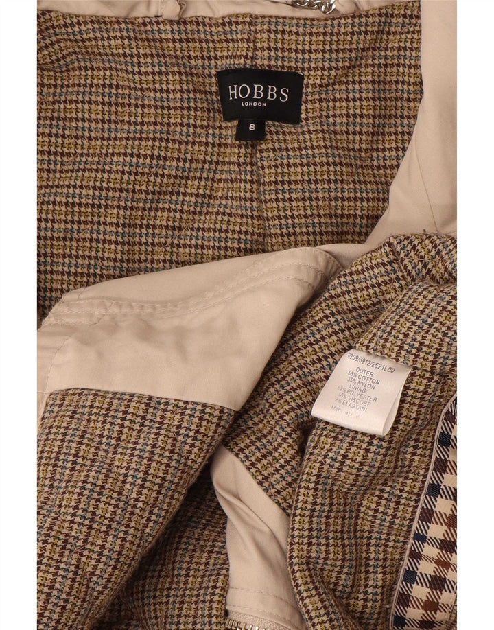 Damska kurtka parka oversize Hobbs UK 8 Small, beżowa, bawełniana