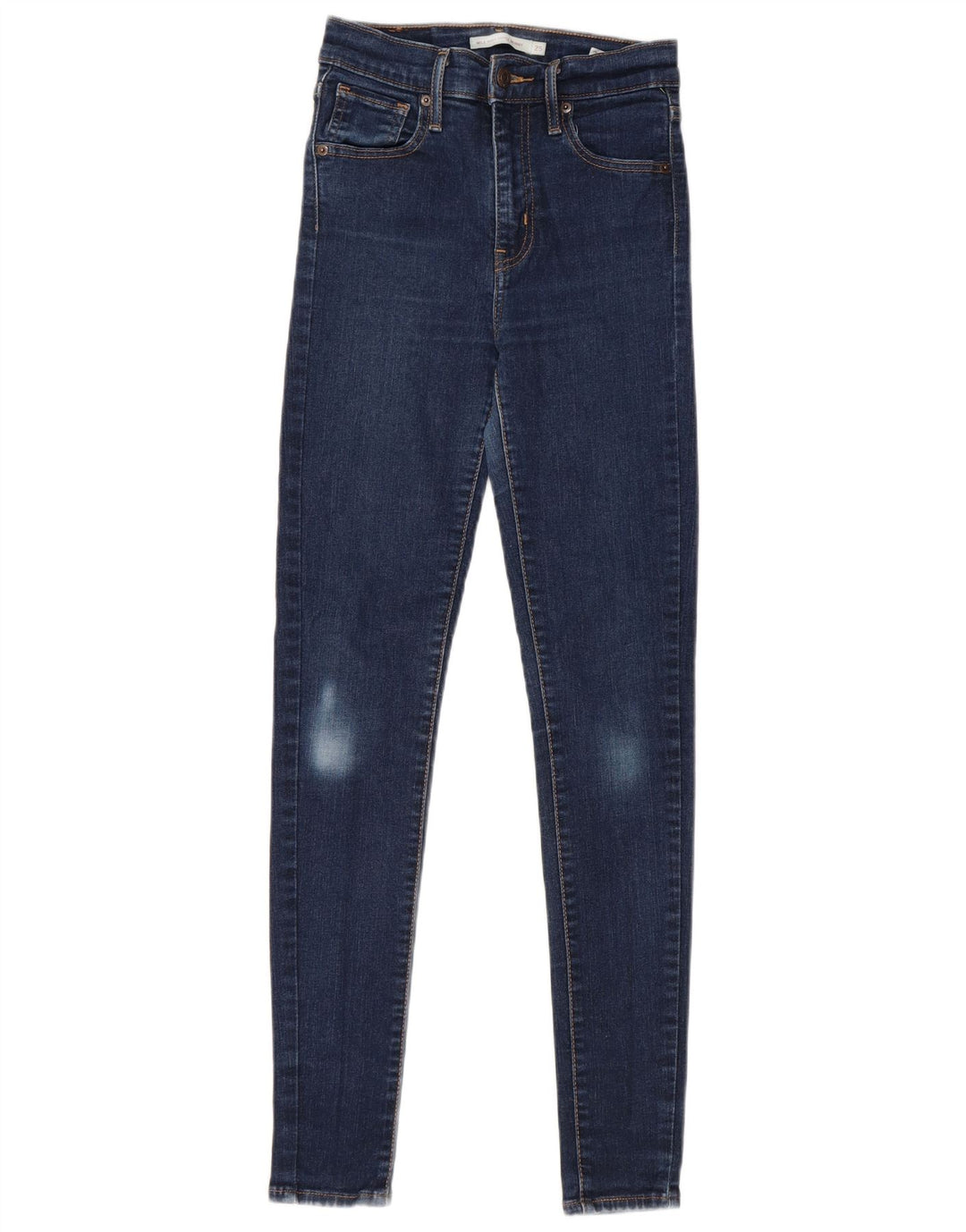 Damskie jeansy LEVI'S Mile High Super Skinny W25 L30 Niebieskie bawełniane