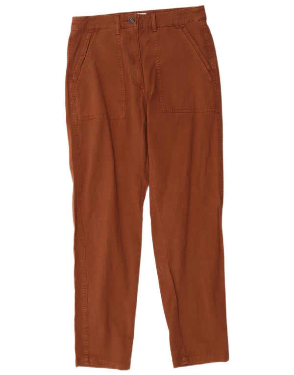 Spodnie damskie White Stuff Chino UK 10 Small W30 L29 Brązowa bawełna