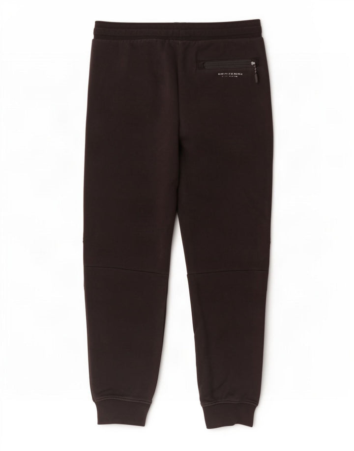 Męskie spodnie dresowe Armani Exchange, małe, czarne, bawełniane