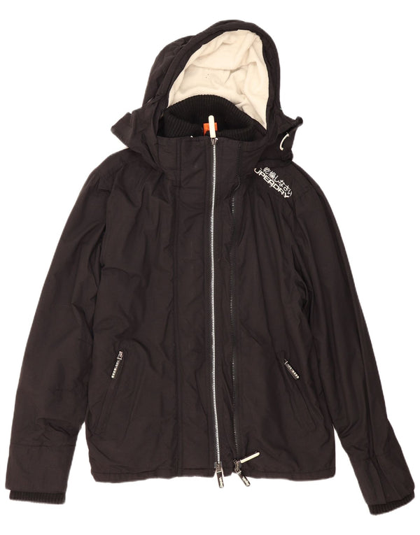 Damska kurtka wiatrówka Superdry The Windcheater UK 14, średnia czarna