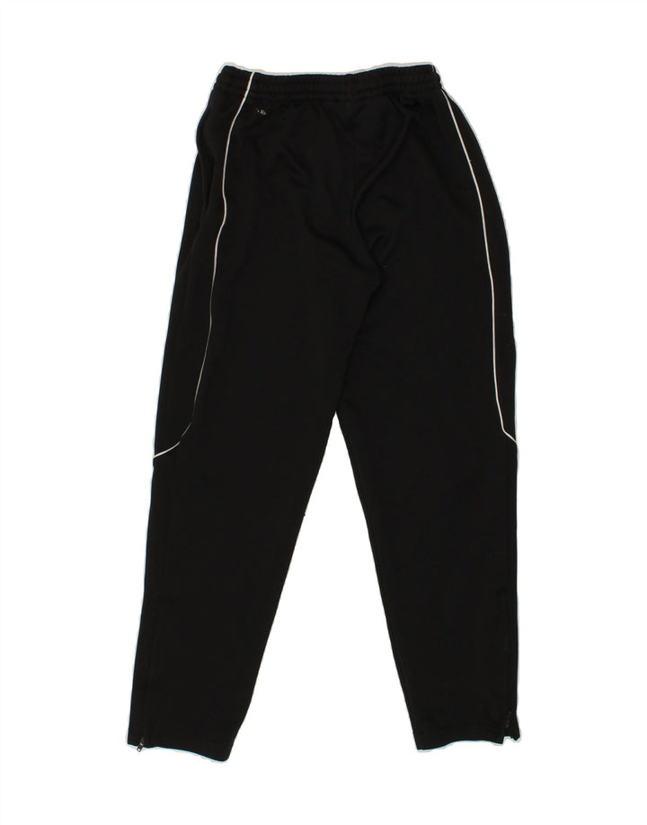 ADIDAS Boys Climalite Tracksuit Trousers 11-12 Years Black Polyester Vintage Adidas and Second-Hand Adidas from Messina Hembry 