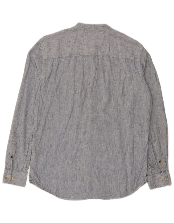 Koszula męska JACK & JONES, bawełniana, w średnie niebieskie prążki