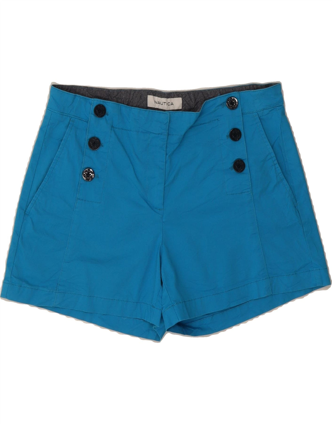 NAUTICA Womens Chino Shorts US 8 Medium W32 Blue Vintage Nautica and Second-Hand Nautica from Messina Hembry 