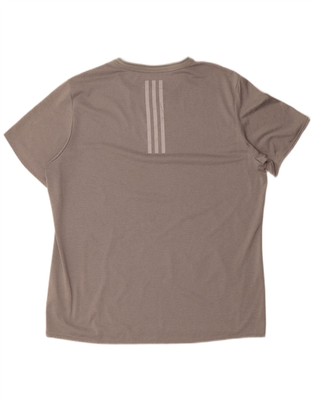 Męska koszulka do biegania Adidas Top XL w szare paski z poliestru