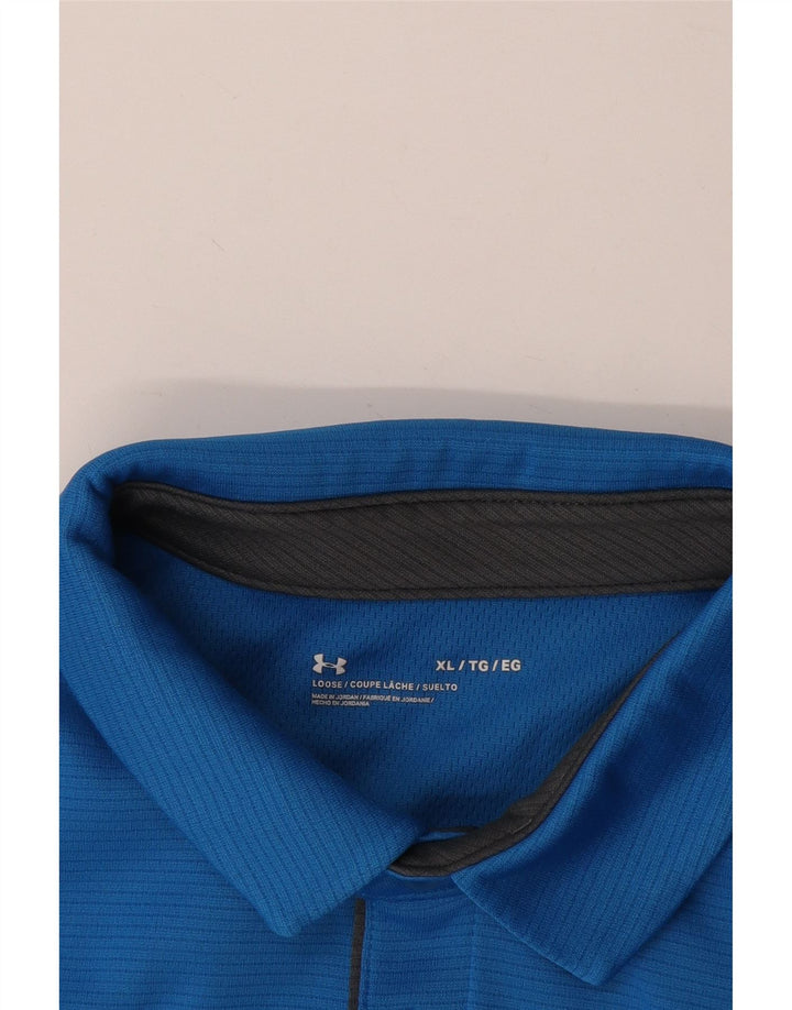 Męska koszulka polo XL Under Armour w kolorze niebieskim
