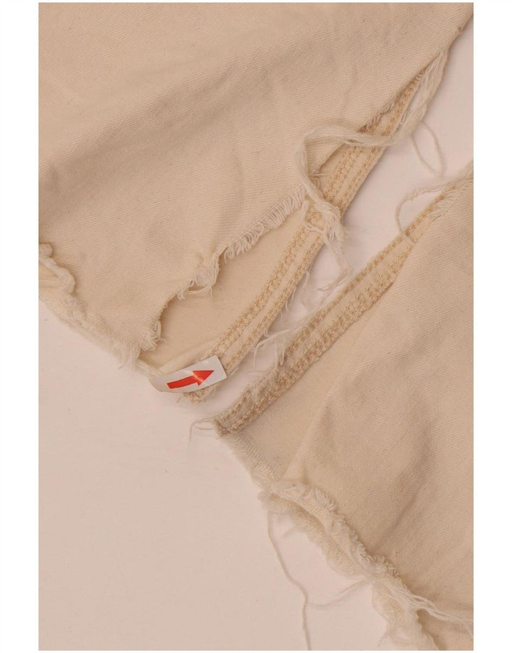 Damskie jeansy Bootcut Zara EU 38 Small W28 L32 Off White