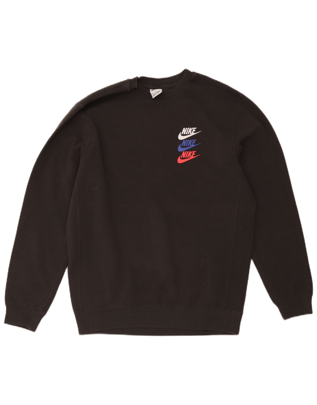 Męski sweter z grafiką Nike, średni czarny poliester