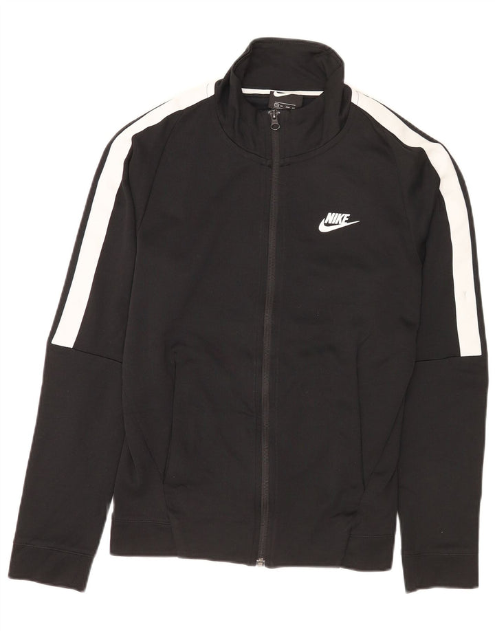 Męska bluza dresowa Nike XS, czarna, bawełniana z blokami kolorów