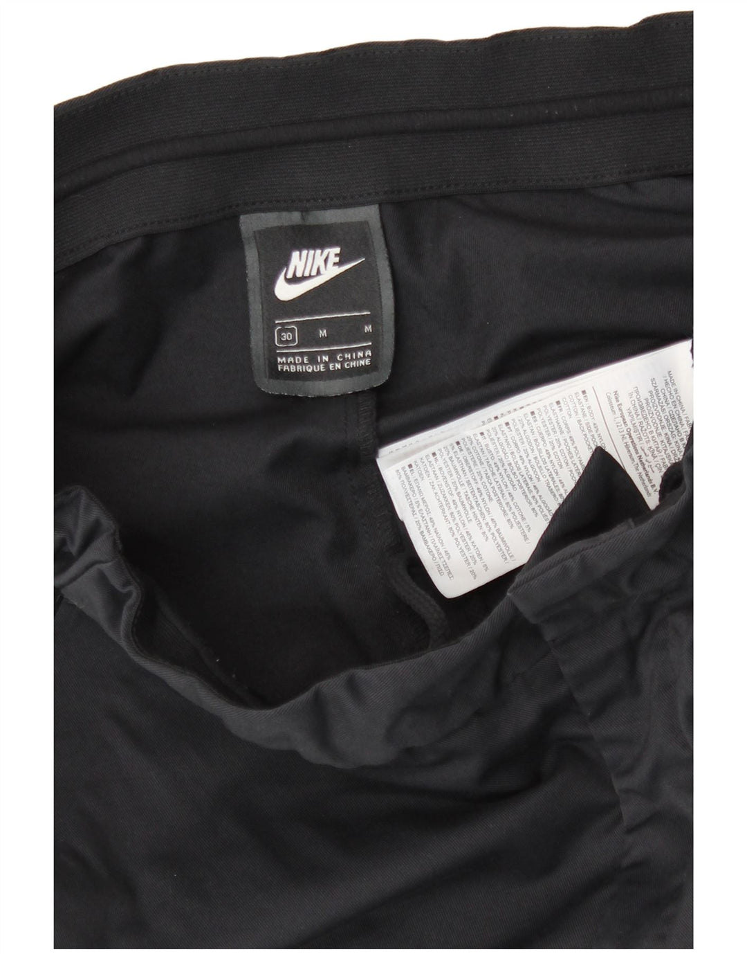 NIKE Womens Hiking Trousers UK 14 Medium  Black Nylon
