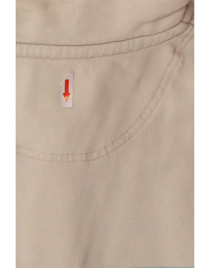 Damska bluza Joules z guzikami i dekoltem, UK 14, duża, różowa, bawełniana w paski