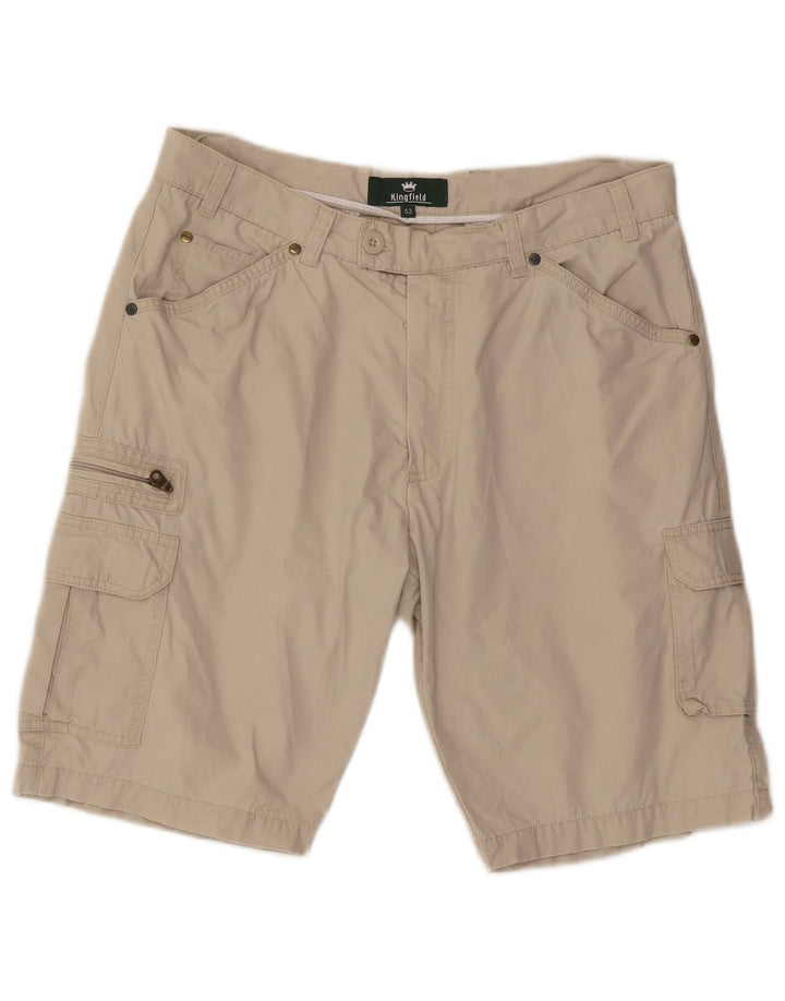 Męskie spodenki cargo Kingfield IT 52 XL W34 beżowa bawełna