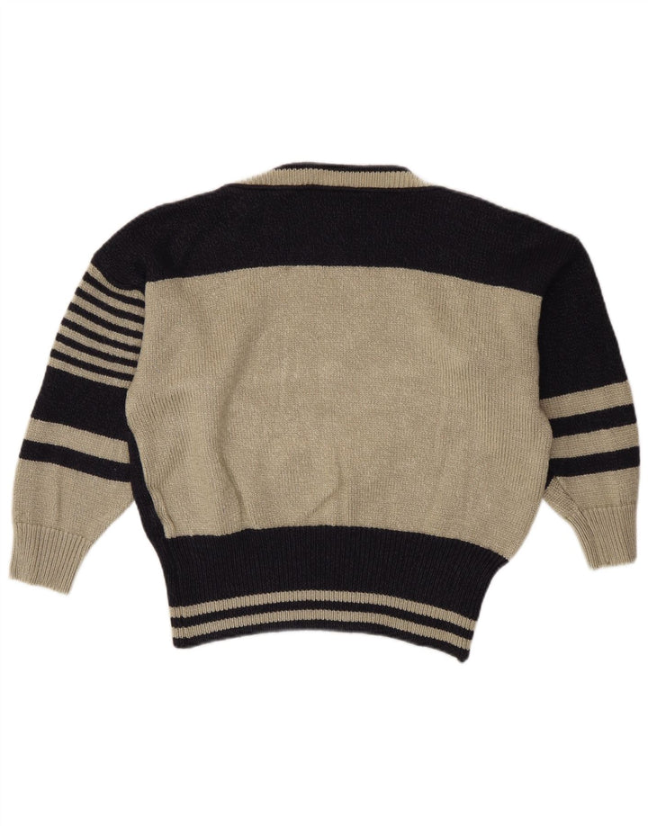 Sweter damski Avant Garde z dekoltem w łódkę EU 40, średni granatowy