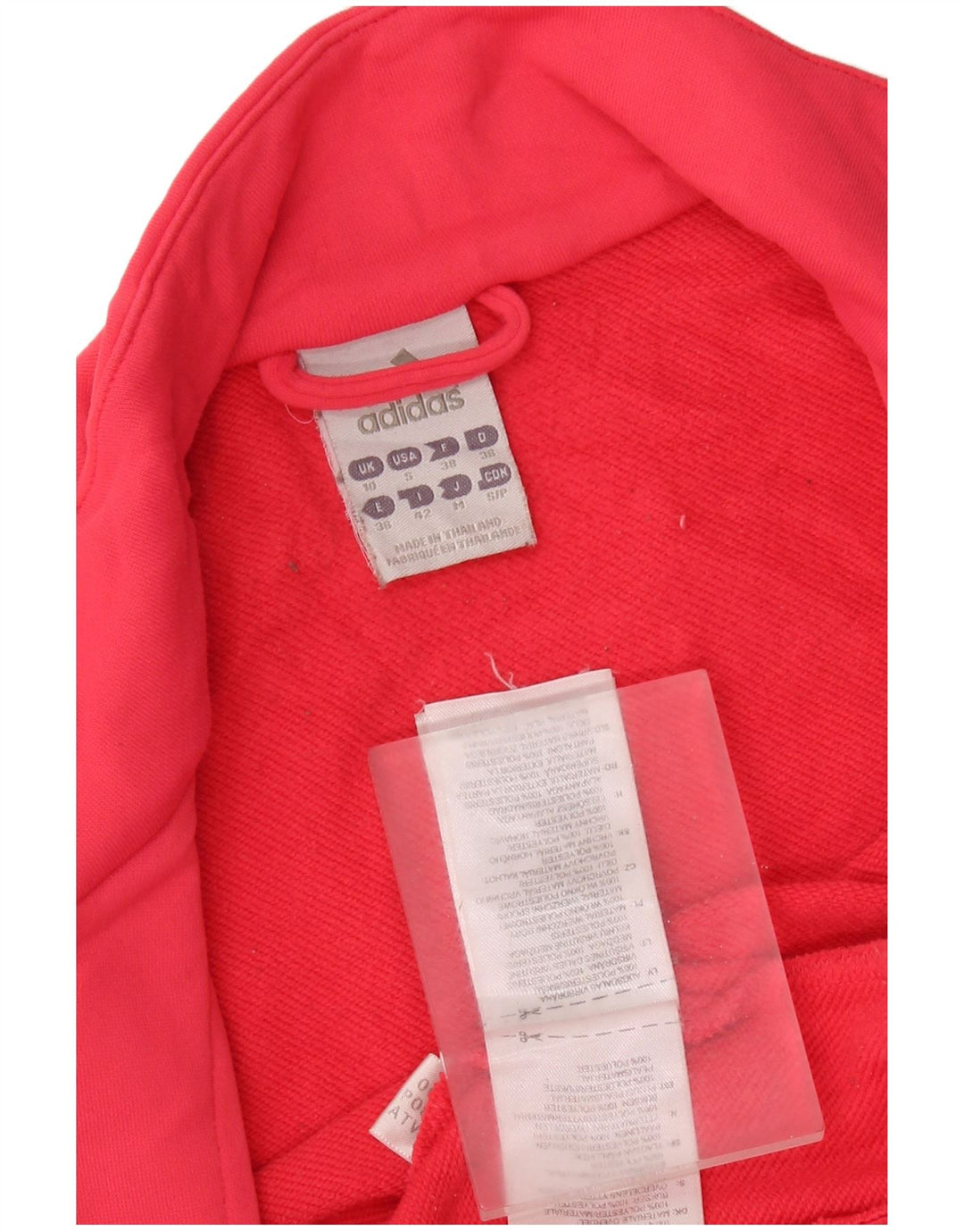 Damska kurtka dresowa ADIDAS UK 10, mała, różowa, poliester