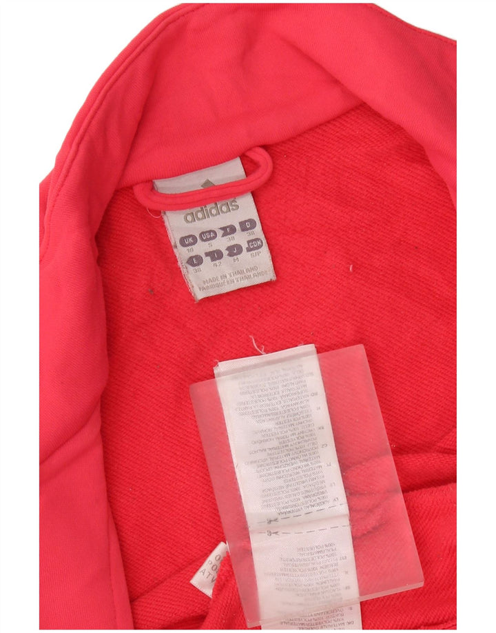 Damska kurtka dresowa ADIDAS UK 10, mała, różowa, poliester
