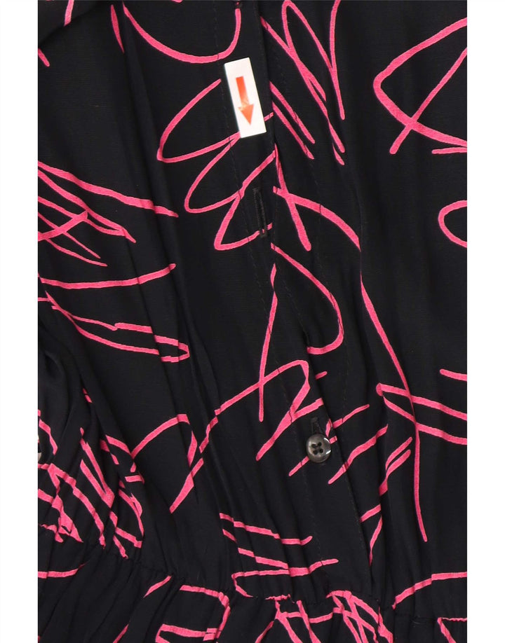 Sukienka maxi Yessica damska C&A z abstrakcyjnym wzorem EU 40, średnia czarna