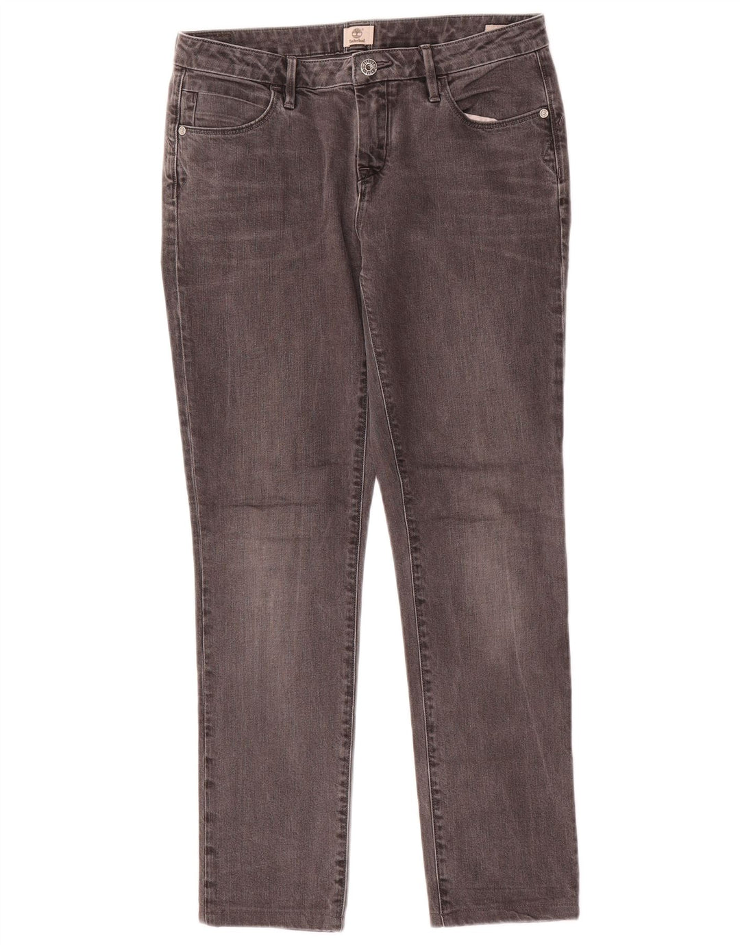 Damskie jeansy Timberland Slim W27 L27 Szara bawełna