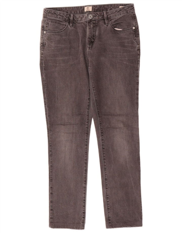 Damskie jeansy Timberland Slim W27 L27 Szara bawełna