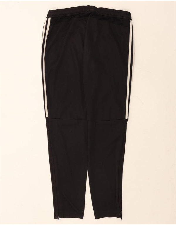 Damskie spodnie dresowe Adidas UK 16/18, duże, czarne, poliestrowe