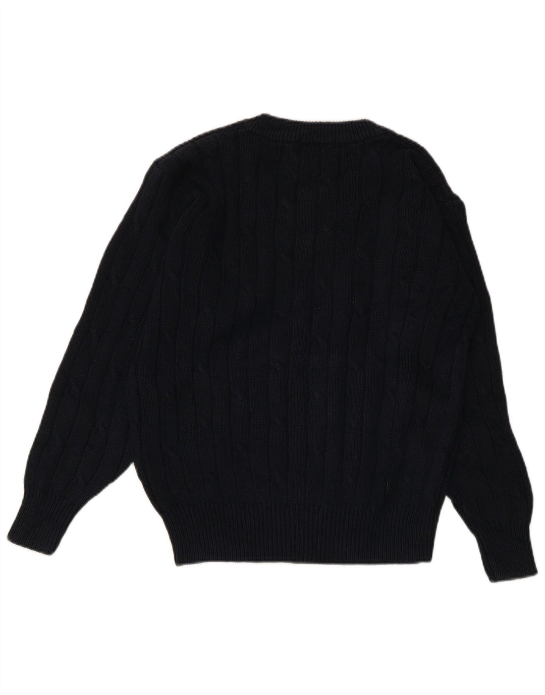 CONTE OF FLORENCE Damski sweter z dekoltem w kształcie litery V, UK 10, mały, granatowy