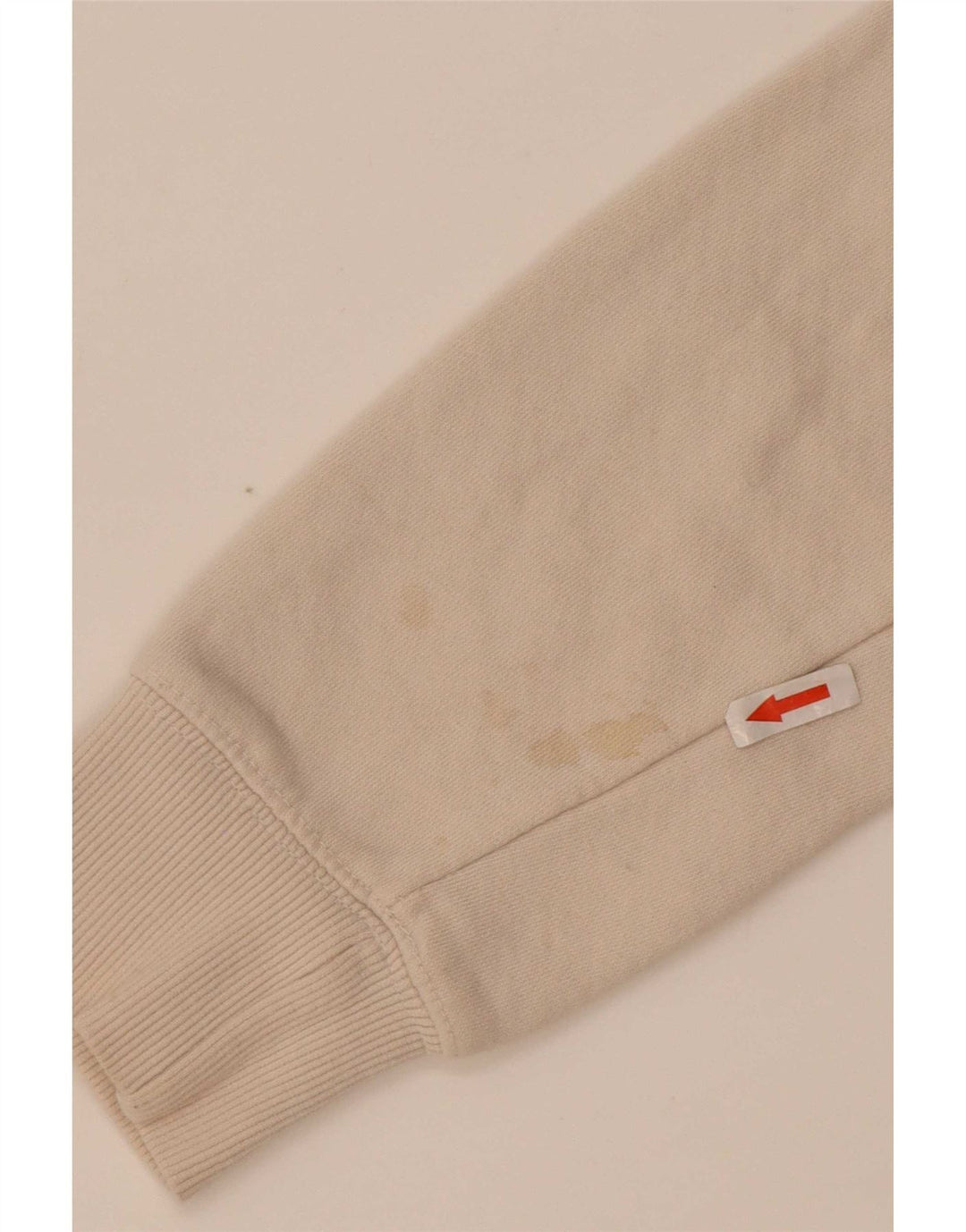 Damski sweter oversize Zara UK 10 Small, beżowy, bawełniany