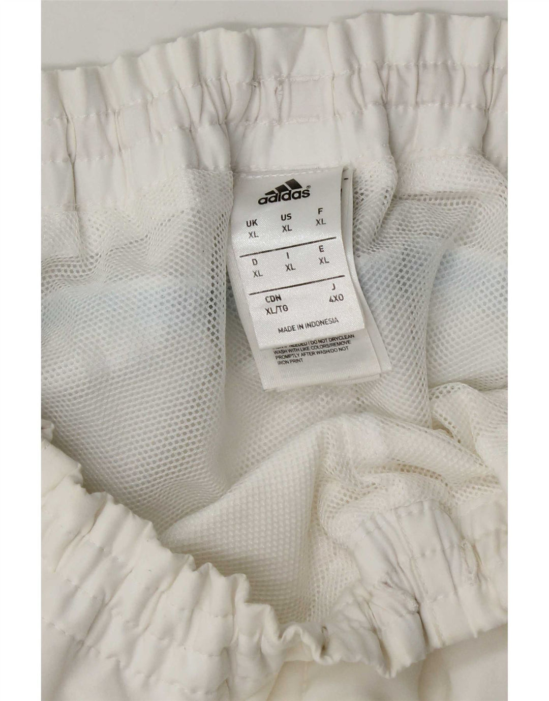 Męskie spodenki sportowe Adidas XL, biały poliester