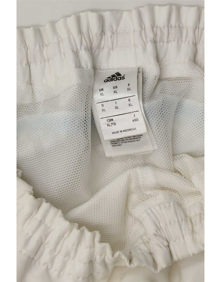 Męskie spodenki sportowe Adidas XL, biały poliester