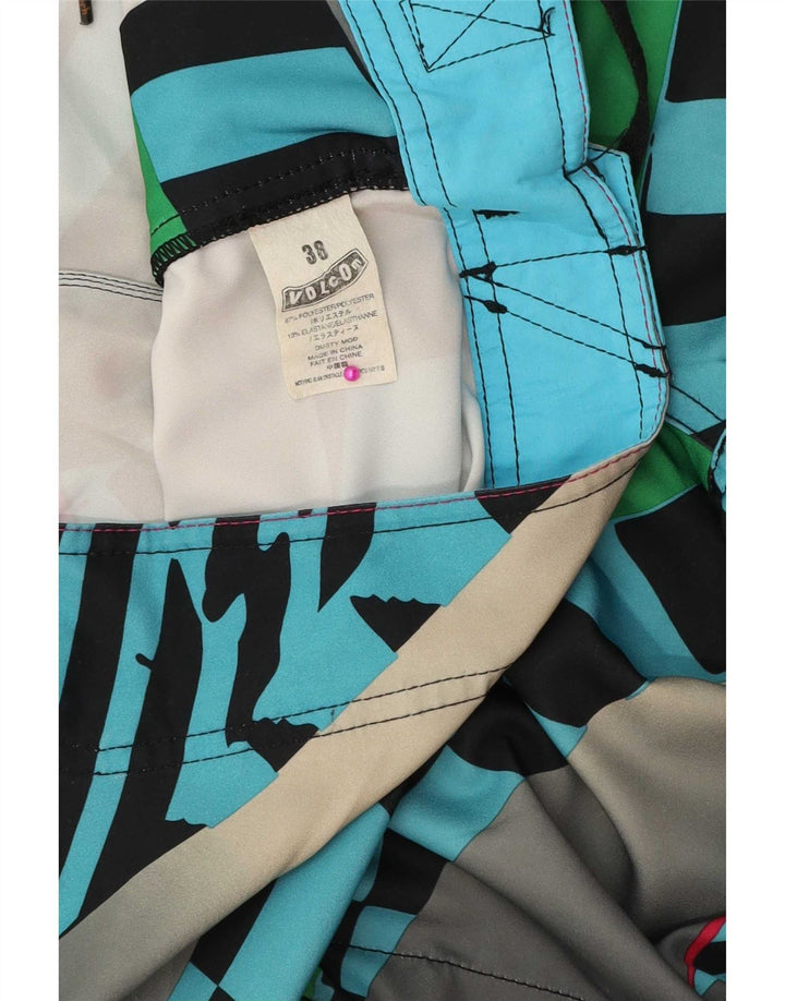 Męskie spodenki kąpielowe Volcom XL, wielokolorowy, geometryczny poliester