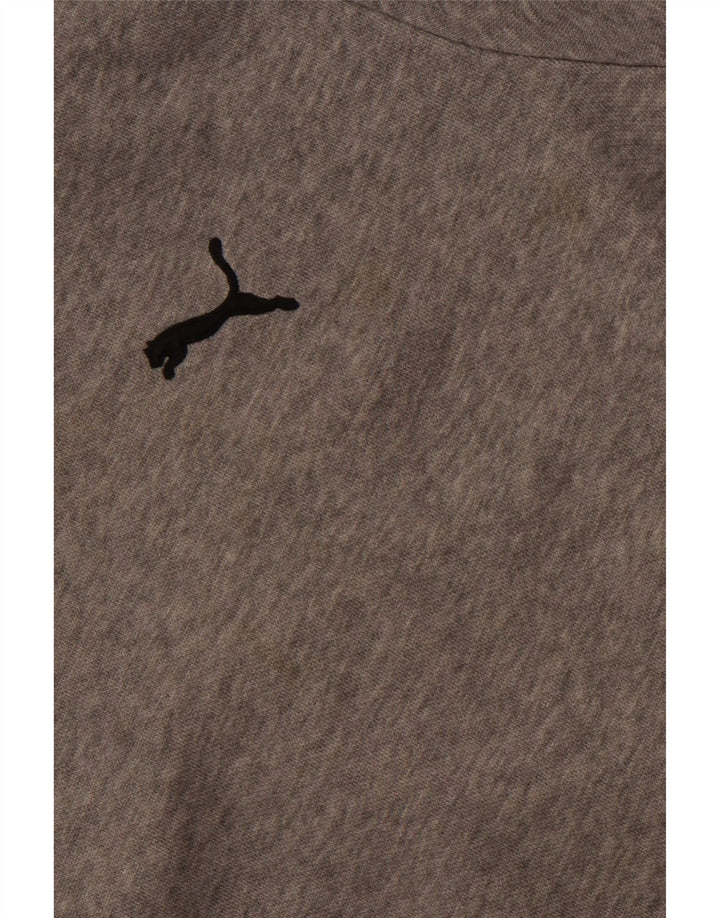 Męski sweter z kapturem PUMA, średnioszary, bawełniany