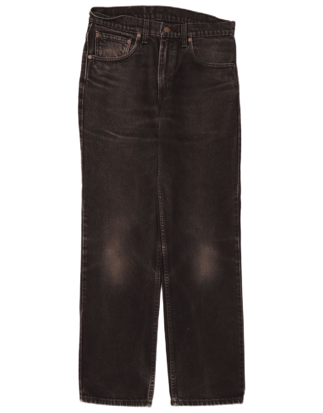 Męskie dżinsy Levi's 516 Straight W32 L30 Czarna bawełna