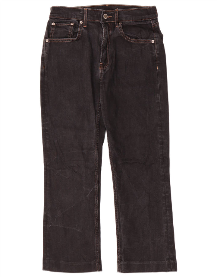 Dżinsy damskie Zara Cropped EU 38 Small W28 L25 Czarne