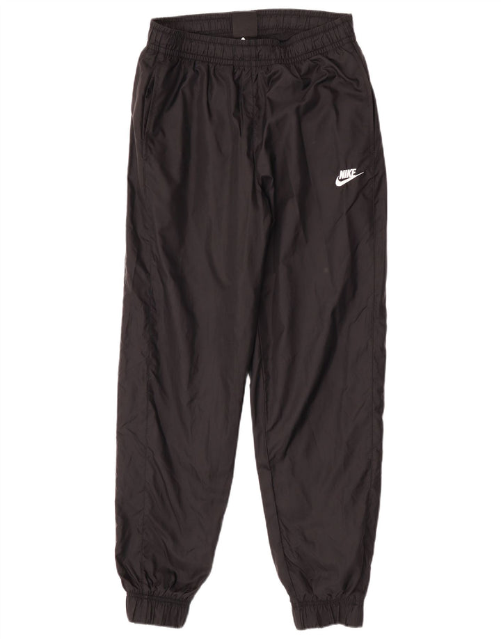 Męskie spodnie dresowe Nike, małe, czarne, poliestrowe