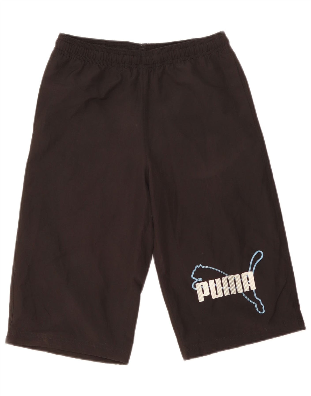 Chłopięce spodenki sportowe Puma Bermudy z grafiką 13-14 lat, czarny poliester