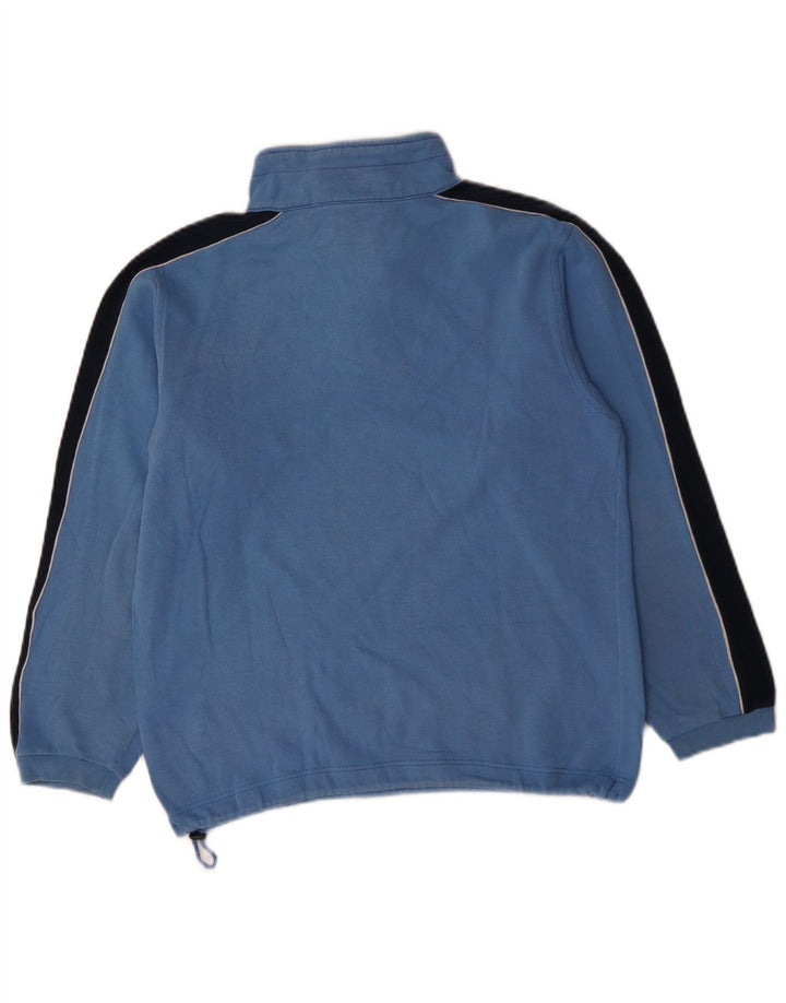CHAMPION Boys Graphic Sweatshirt Jumper 11-12 Years Blue Colourblock