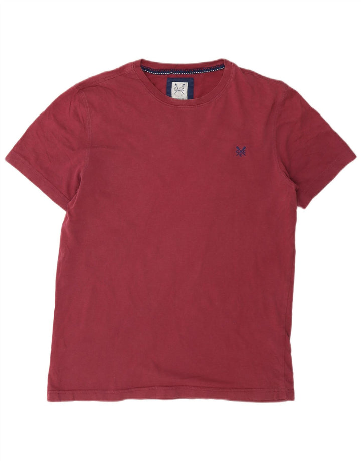 T-shirt męski Crew Clothing Top, średnia bordowa bawełna