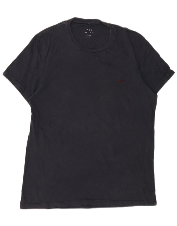 T-shirt męski Jack Wills, średni, granatowy, bawełniany