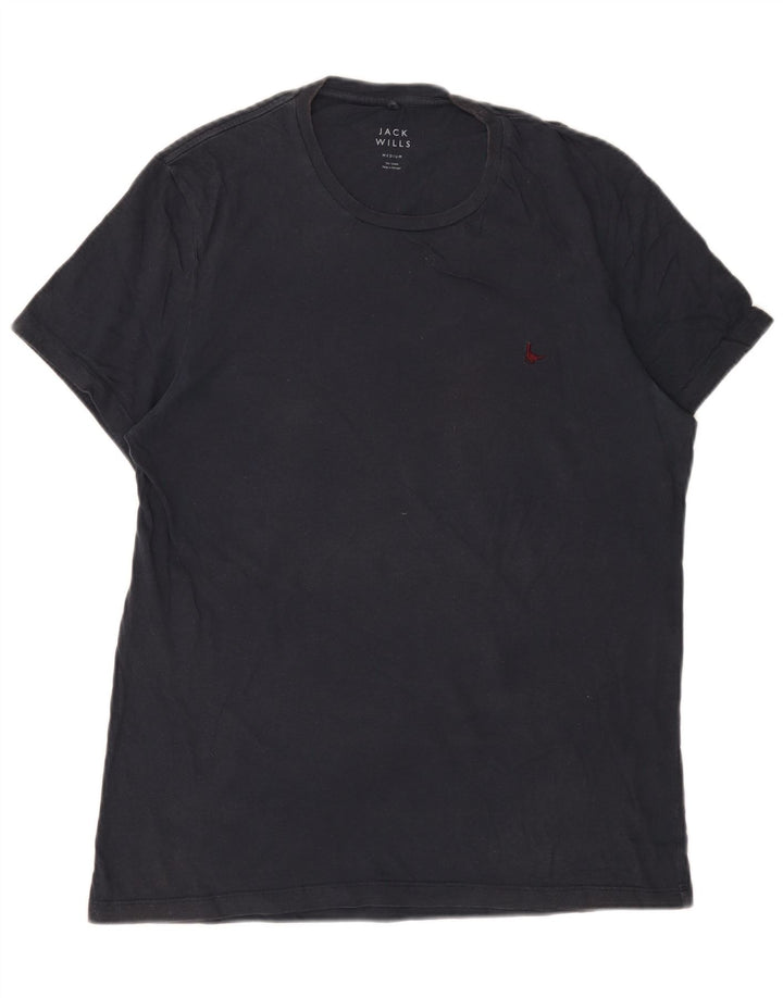 T-shirt męski Jack Wills, średni, granatowy, bawełniany