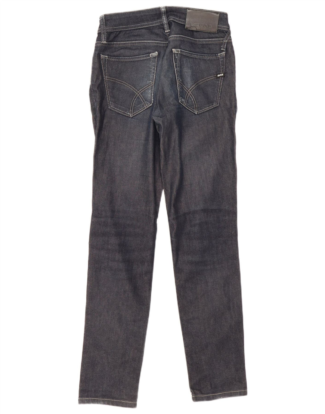 Jeansy damskie Gas W28 L29 Granatowe bawełniane