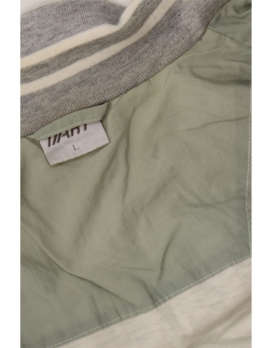 Męska kurtka dresowa VINTAGE, duża, zielona, z blokami kolorów