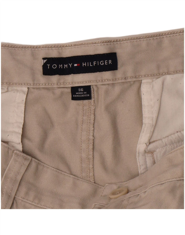 Męskie spodenki cargo Tommy Hilfiger W36 duże, beżowe, bawełniane
