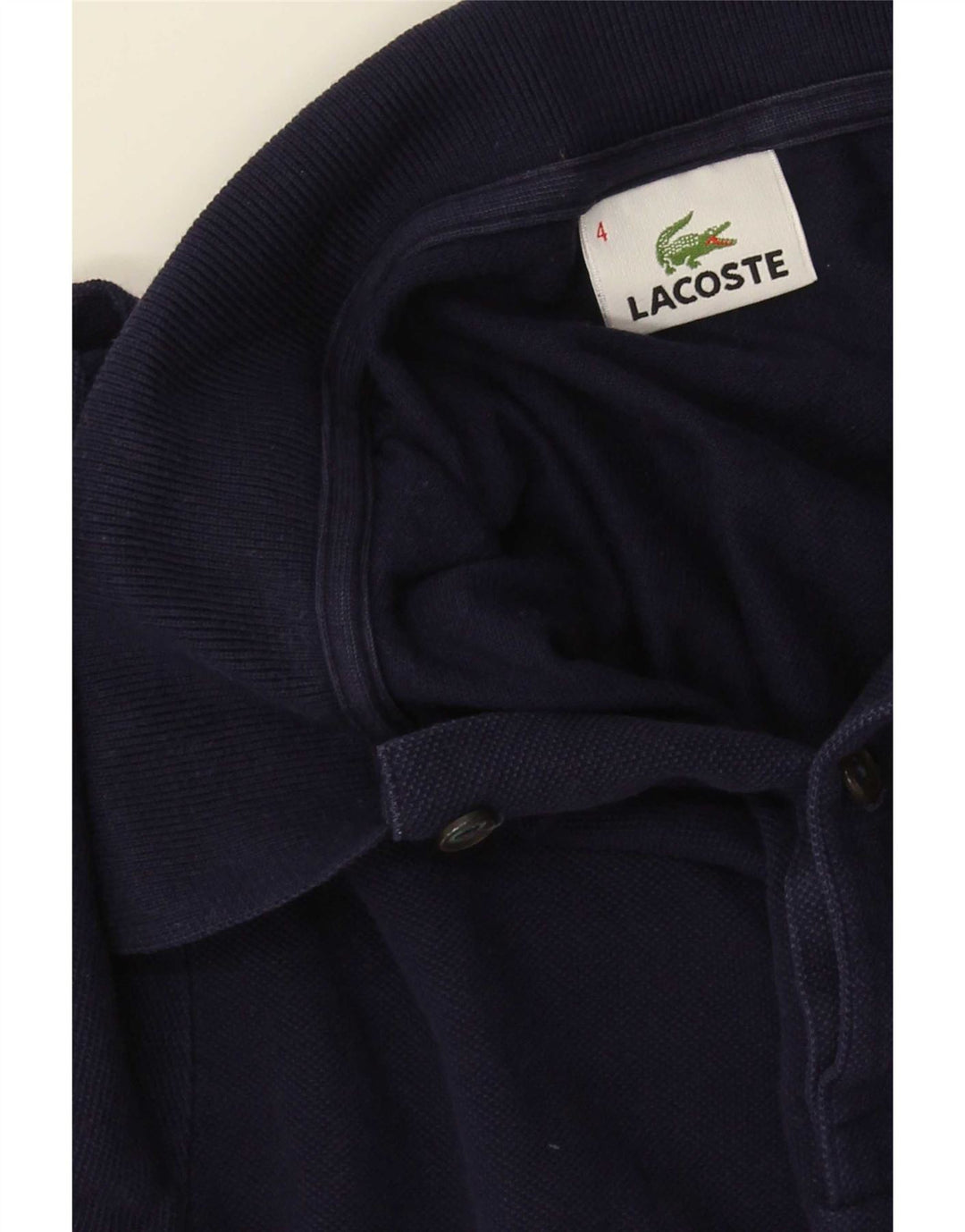 Męska koszulka polo Lacoste z długim rękawem, rozmiar 4, średni granat