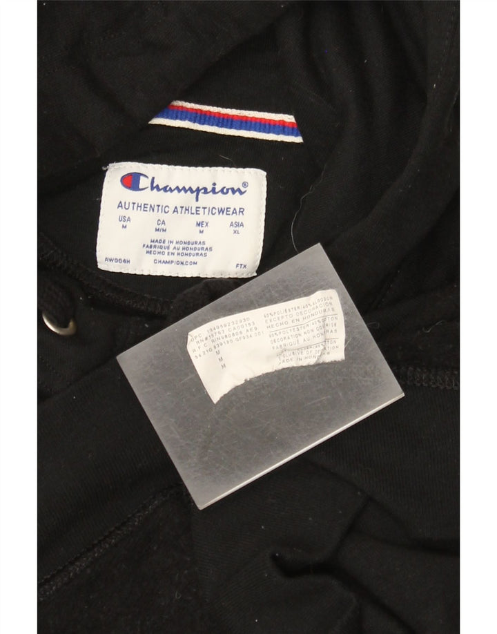 Damska bluza z kapturem Champion Graphic UK 14, średni czarny poliester