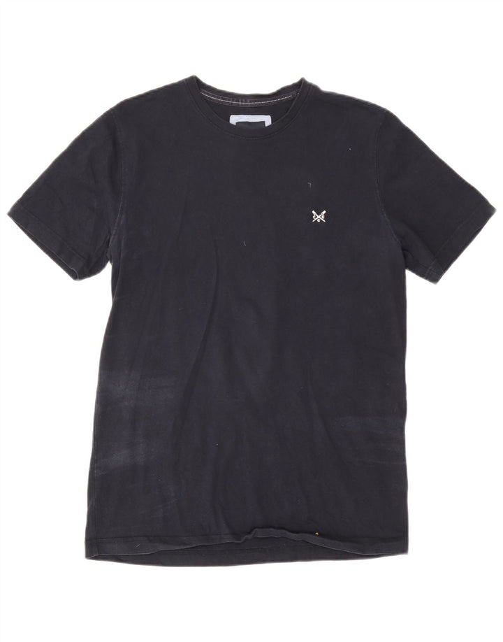 Crew Clothing Męski T-shirt Top Średni Granatowy Bawełna