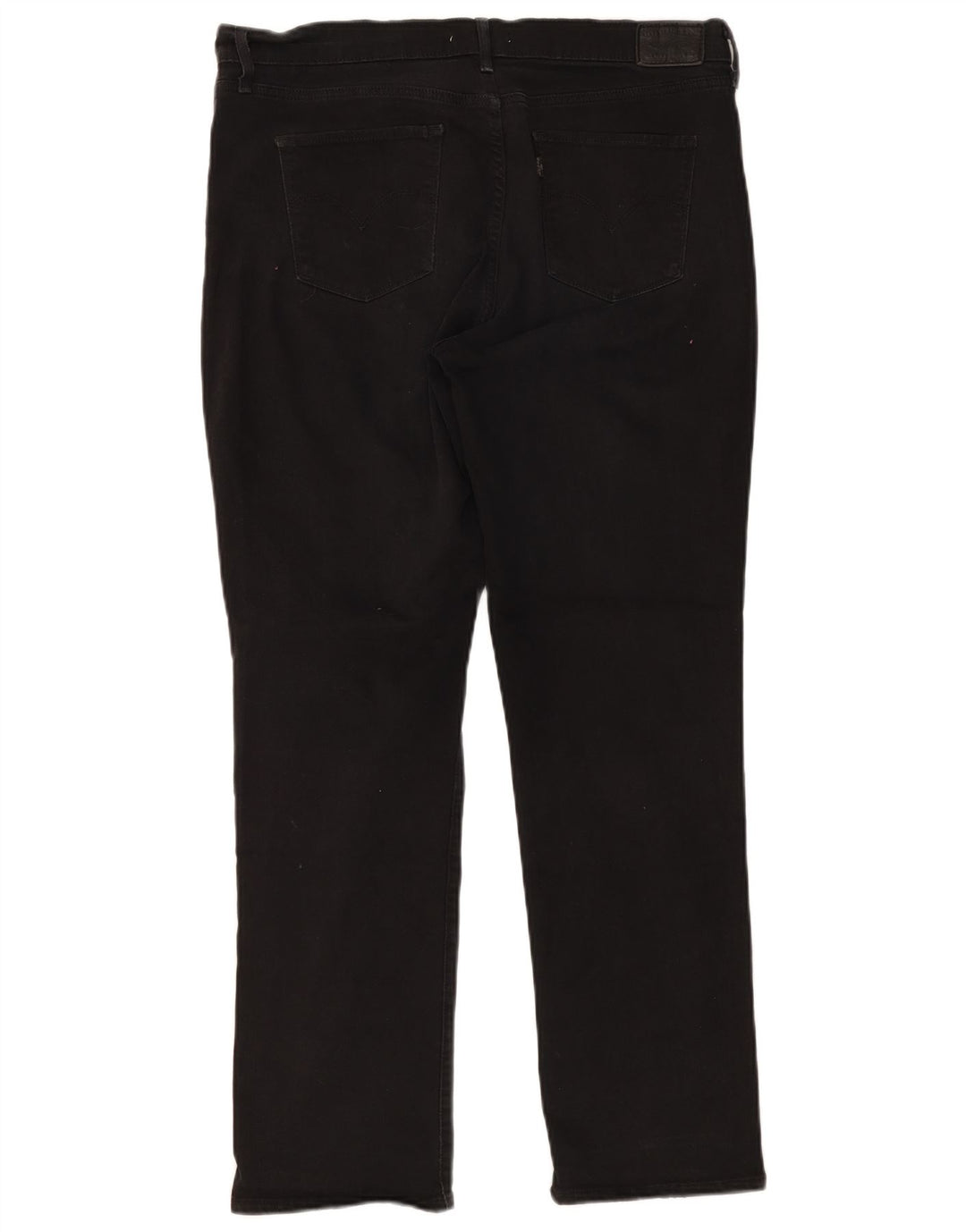 Damskie jeansy LEVI'S 314 modelujące proste W33 L30 czarne