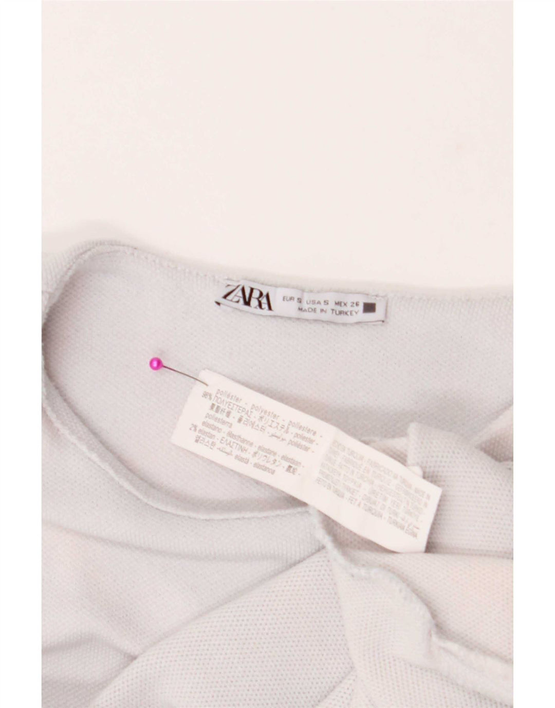 Kamizelka damska Zara Top UK 10 Small White Polyester