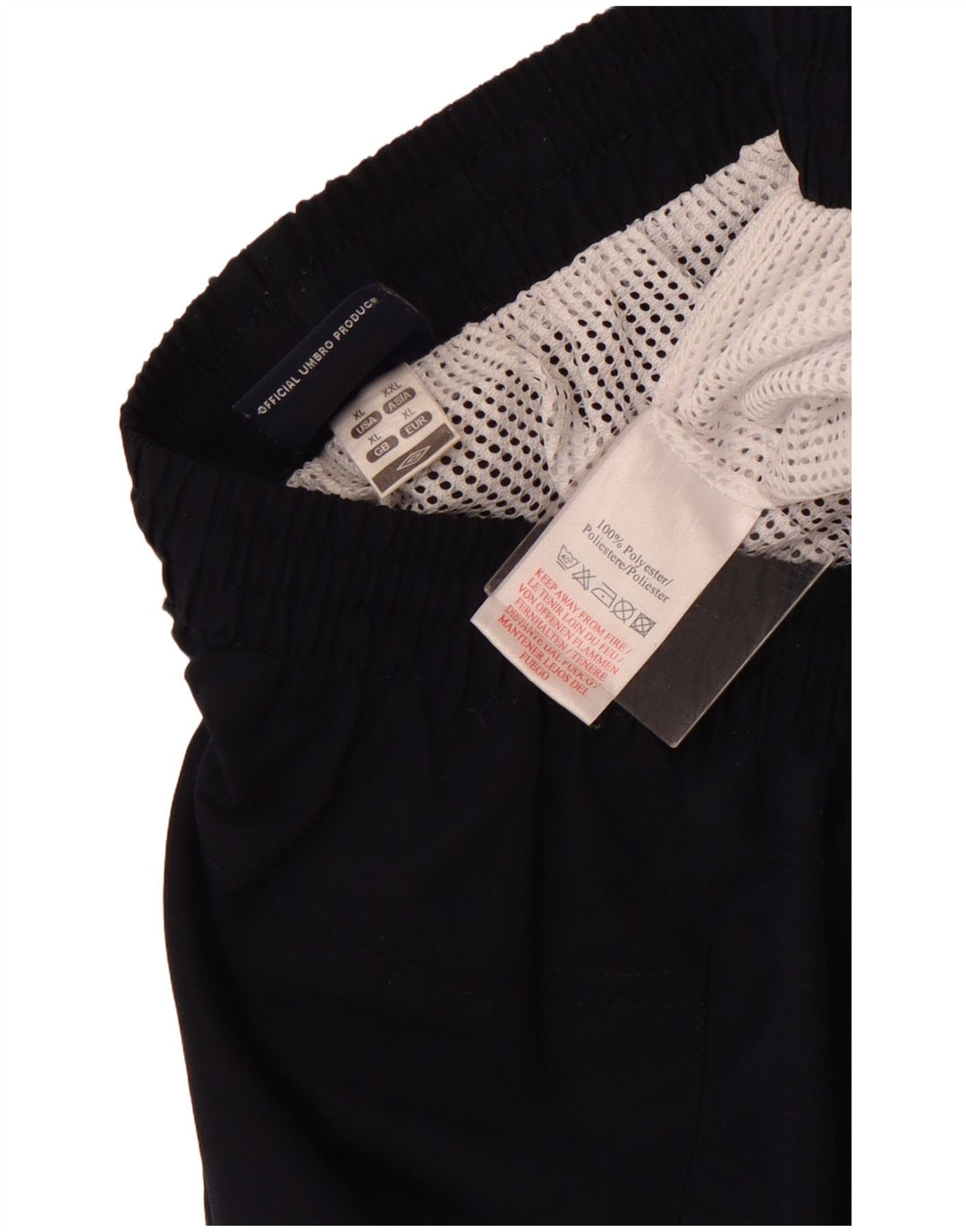 Męskie spodenki sportowe UMBRO Graphic XL granatowe, poliestrowe