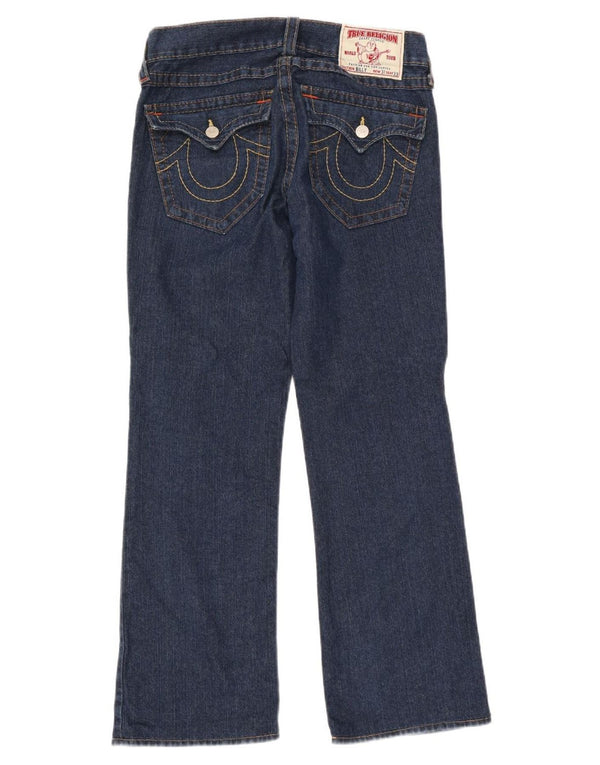 True Religion Womens Bootcut Jeans W31 L32 Blue Cotton