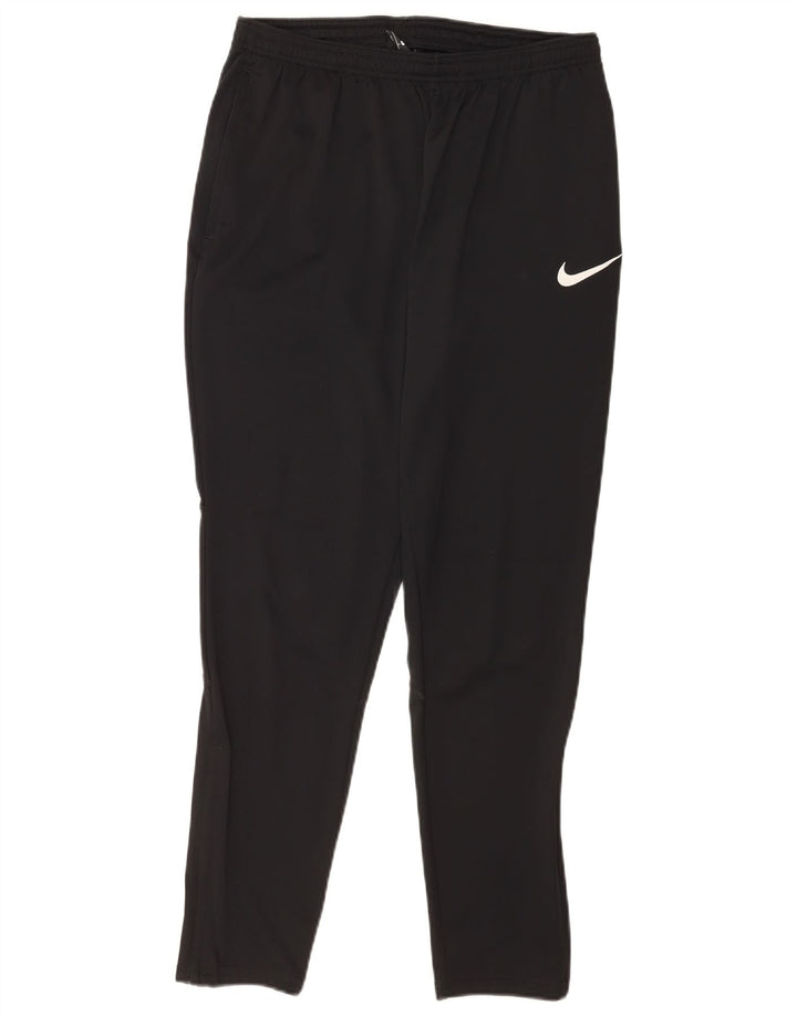 Męskie spodnie dresowe Nike Dri Fit, duże, czarne, poliestrowe